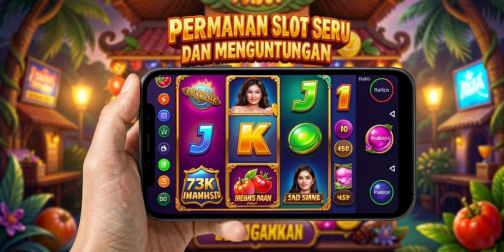 Tampilan gameplay menarik dari permainan slot 73K yang seru.