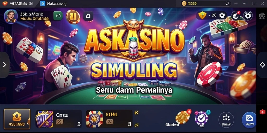Screenshot gameplay <strong>ASKASINO</strong> menampilkan aksi seru dan visual yang memukau.