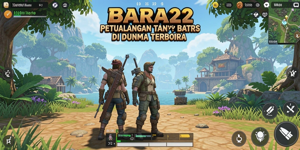 Tampilan menarik dari gameplay Open World BARA22 yang penuh aksi.
