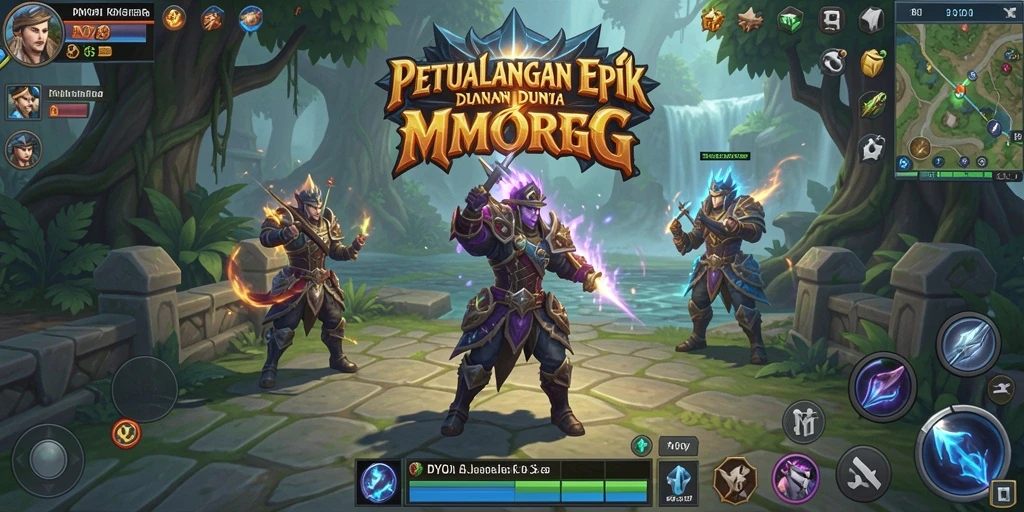 Tampilan gameplay DY01 yang mendebarkan dalam dunia MMORPG.