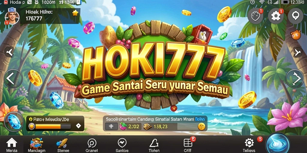 Screenshot HOKI777 menunjukkan gameplay yang seru dan penuh warna.