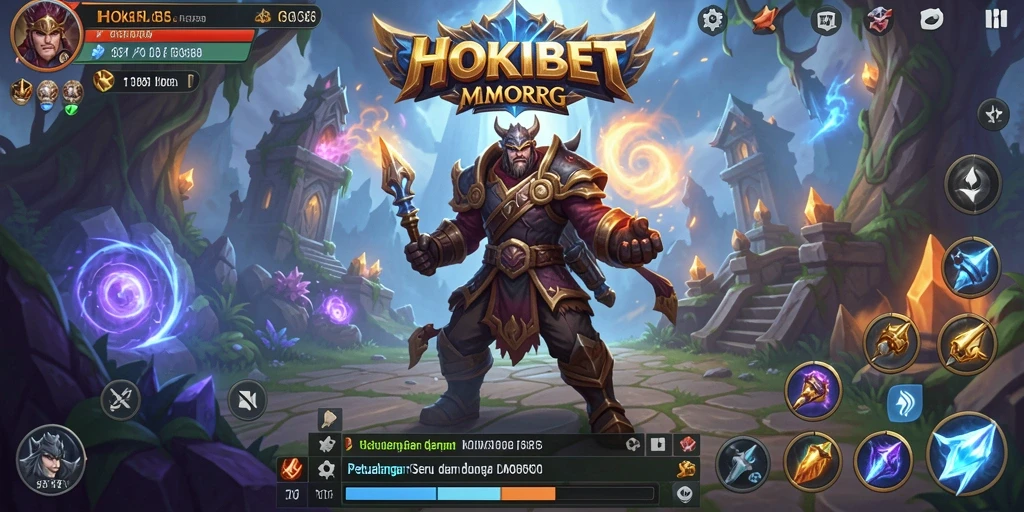 Screenshot gameplay HOKIBET menampilkan aksi seru dalam petualangan MMORPG.