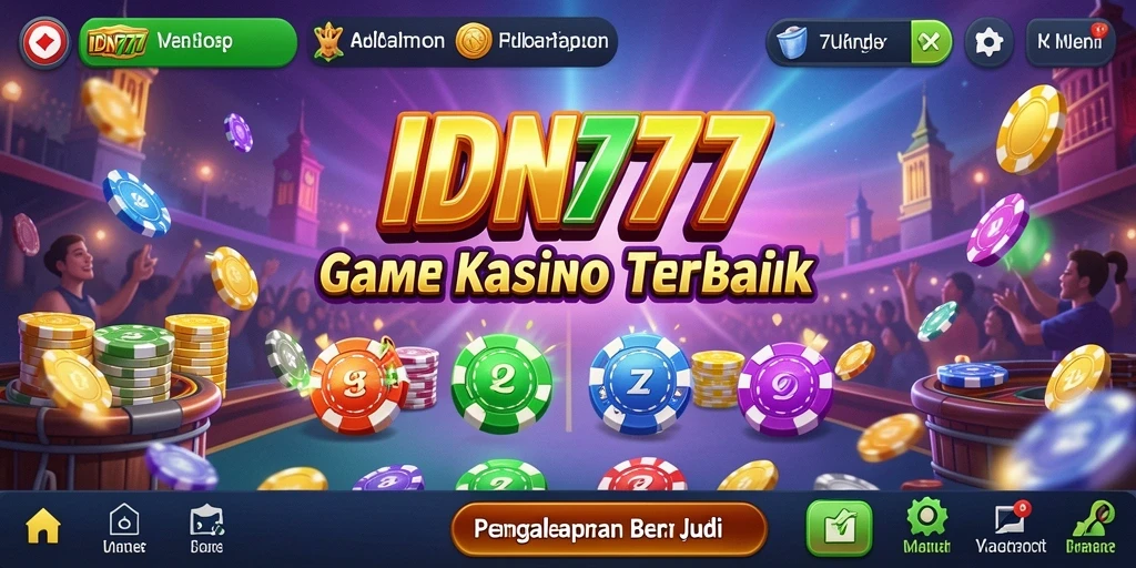 Tampilan gameplay Kasino yang menarik di IDN777.