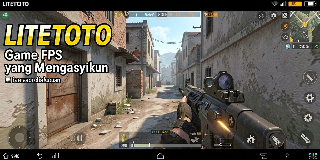 Tampilan gameplay LITETOTO yang menegangkan dan seru.