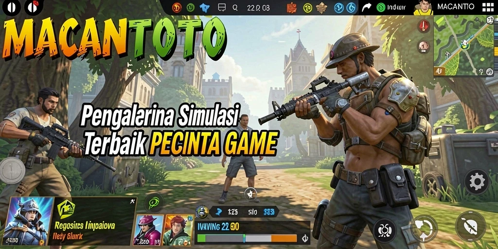 Screenshot gameplay <strong>MACANTOTO</strong> menunjukkan aksi simulasi yang mendebarkan.
