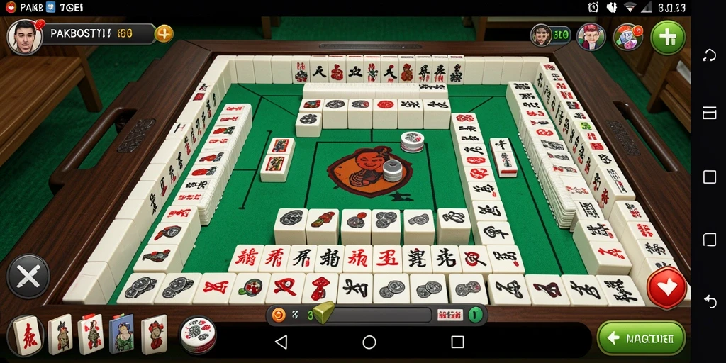 Tampilan gameplay Mahjong yang seru dalam PAKBOSTOGEL.
