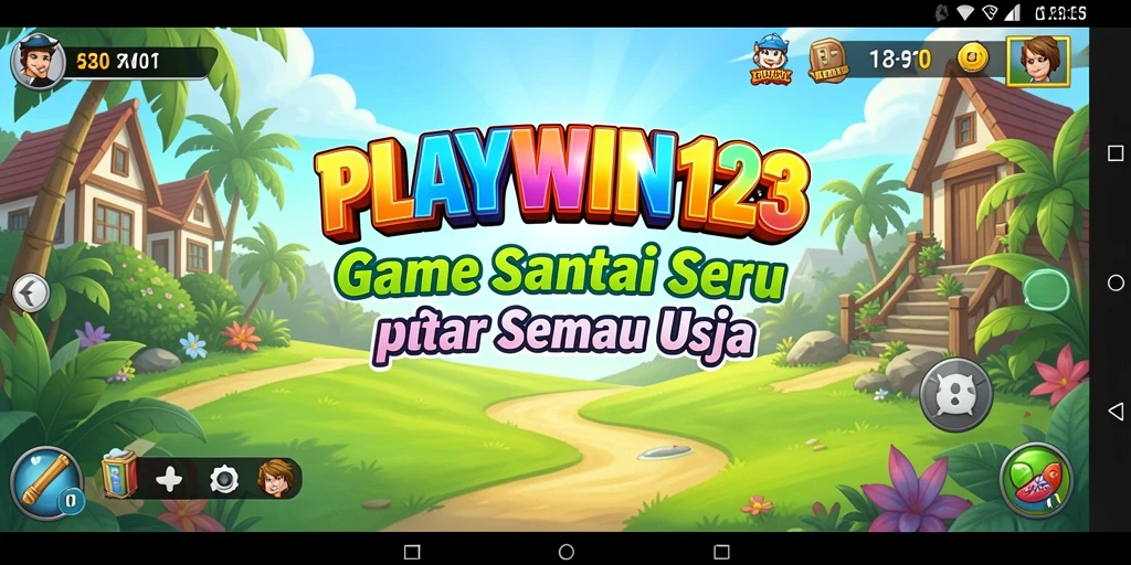 Screenshot gameplay yang menunjukkan kesenangan dalam bermain PLAYWIN123.
