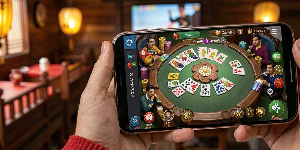 Screenshot S13 menampilkan gameplay QiuQiu yang seru.