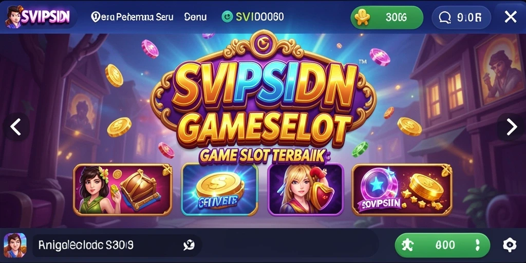 Screenshot gameplay SVIPSIDN dengan efek visual yang menawan.