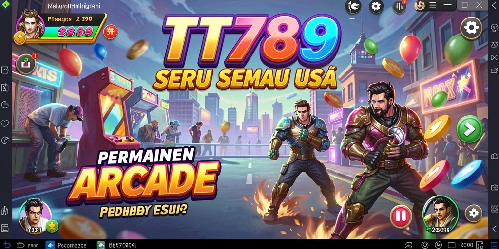 Tampilan gameplay Arcade yang menarik dan penuh aksi.