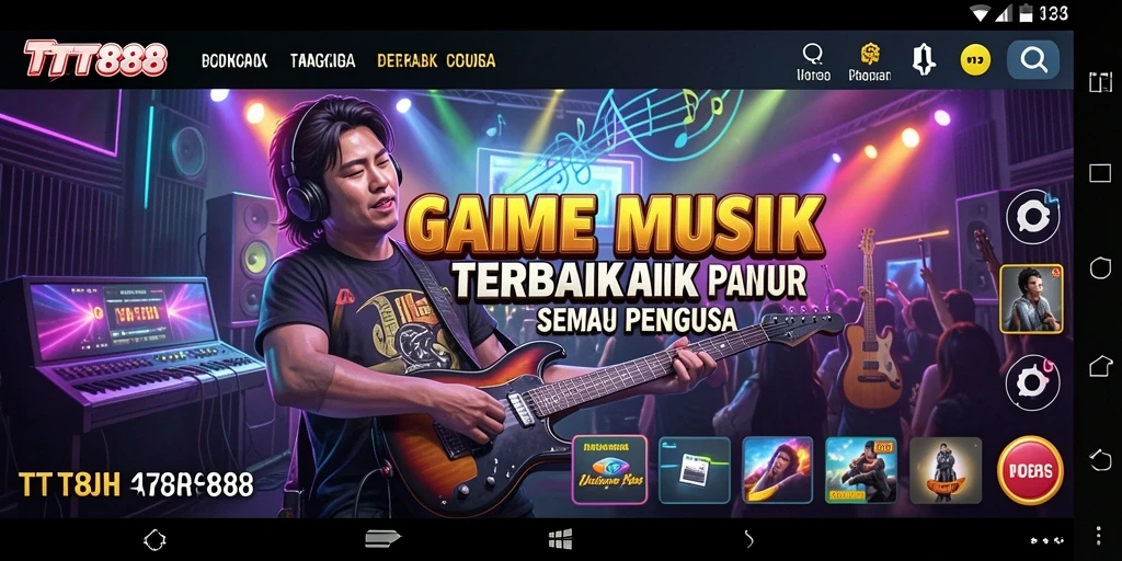 Tampilan gameplay TTT888 yang penuh warna dan interaktif.