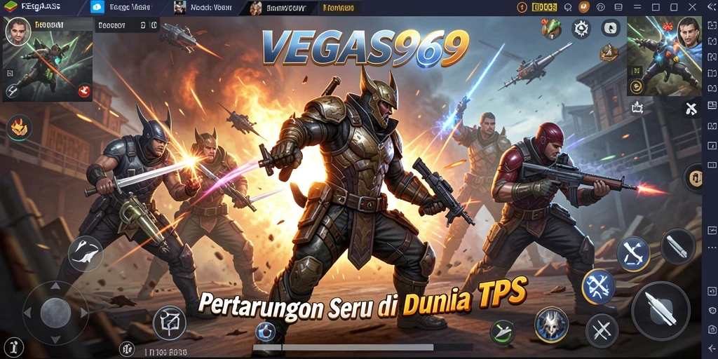 Tampilan seru gameplay TPS dalam aksinya.